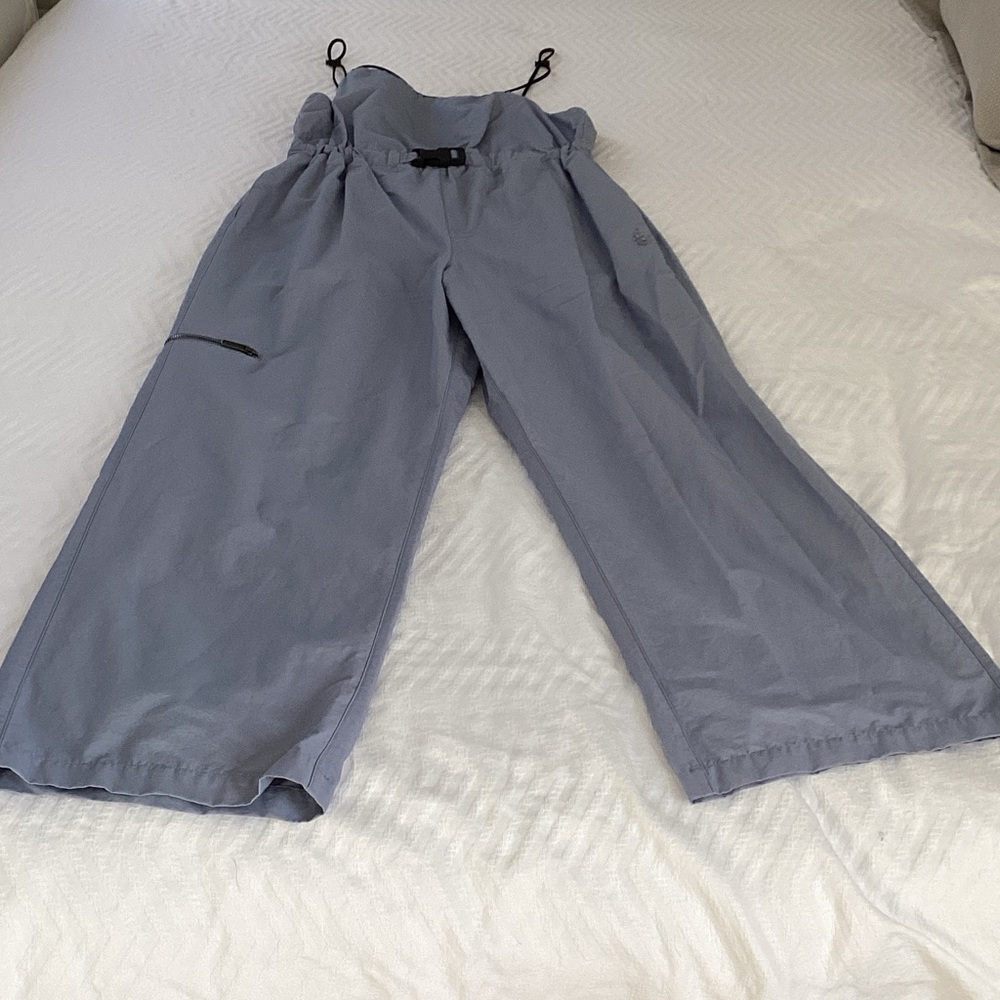 Light Gray Wide-Leg Pants